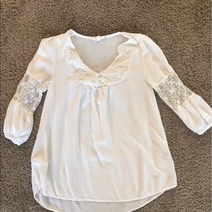 Nordstrom Ivory Top Sz S